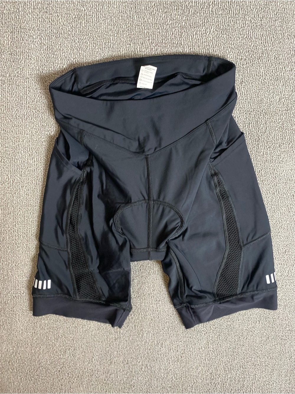 Women’s Healthyoga Black Performance Cycling Shorts Non Slip Grip